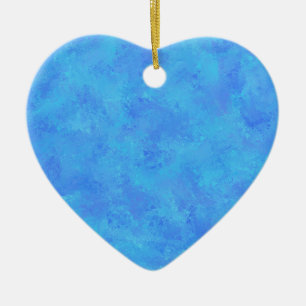 Blue Abstract Pattern Ceramic Tree Decoration