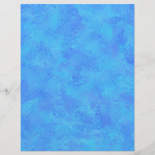 Blue Abstract Pattern  Custom Letterhead