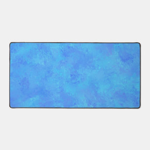 Blue Abstract Pattern  Desk Mat