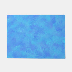 Blue Abstract Pattern Doormat