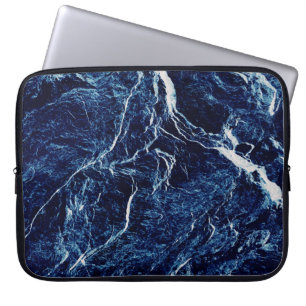 Blue Abstract Pattern Laptop Sleeve