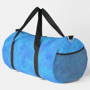 Blue Abstract Pattern Large Duffel Bag