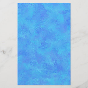 Blue Abstract Pattern Stationery