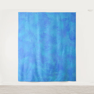 Blue Abstract Pattern Tapestry