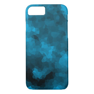 Blue abstract polygonal background Case-Mate iPhone case