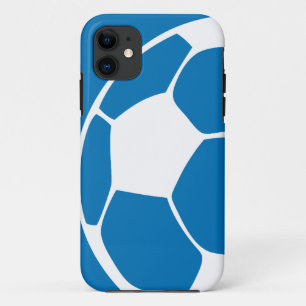 Blue Abstract Soccer iPhone 5 Case