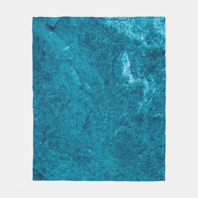 Blue abstract textureabstract, art, graphic decor, fleece blanket (Front)