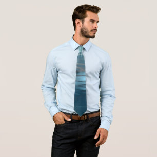 Blue Abstract Tie