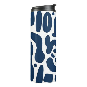 Blue Abstract Tumbler