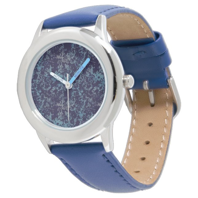 Blue Abstract  Watch (Angled)