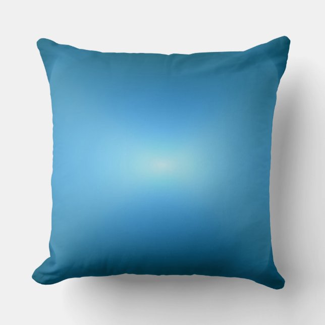 Blue Acrylic Abstract Cushion (Front)
