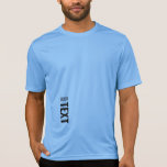 Blue Activewear Sport Competitor Mens Modern T-Shirt<br><div class="desc">Add Your Text Here Template Mens Sport-Tek Competitor Activewear Carolina Blue T-Shirt.</div>