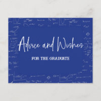 Blue Advice and Wishes for the Graduate 