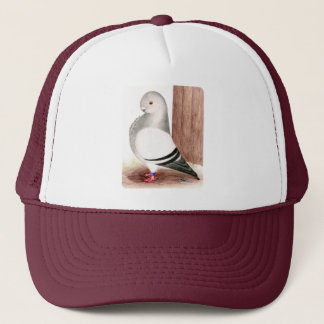 Blue African Owl Pigeon Trucker Hat