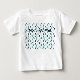 Blue Agate Crescents  Baby T-Shirt