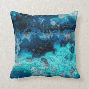 Blue Agate Cushion
