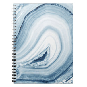 Blue Agate Design Notebook