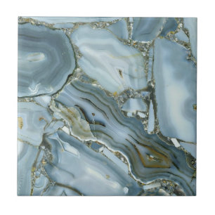 Blue Agate Elegance – Luxe Natural Stone Tile