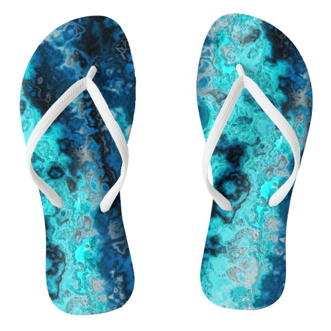Blue Agate Jandals (Footbed)