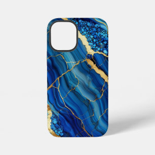 Blue Agate Marble iPhone 12 Tough Case