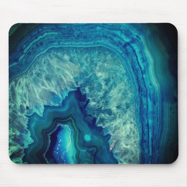 Blue Agate Mouse Pad (Front)