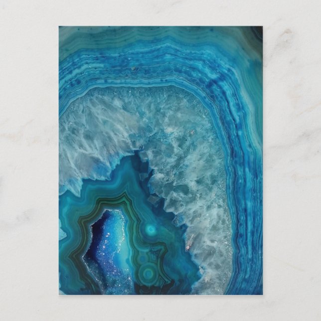 Blue Agate Postcard (Front)