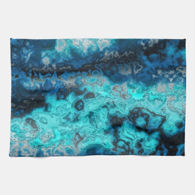 Blue Agate Tea Towel (Horizontal)