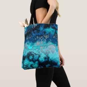 Blue Agate Tote Bag