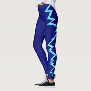 Blue Alaska Earthquake - Leggings
