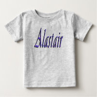 Blue Alastair Name Logo,