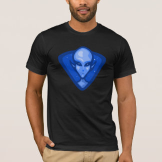 Blue Alien Logo T-Shirt