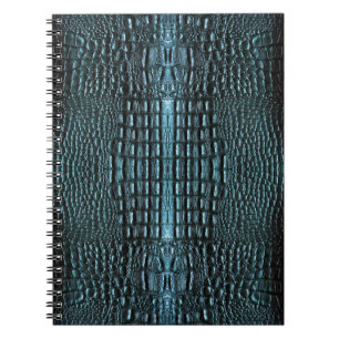 Blue Alligator Leather  Notebook