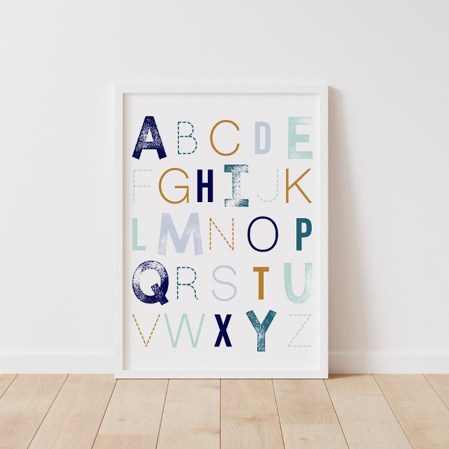 Blue Alphabet Boy Nursery Decor (Creator Uploaded)