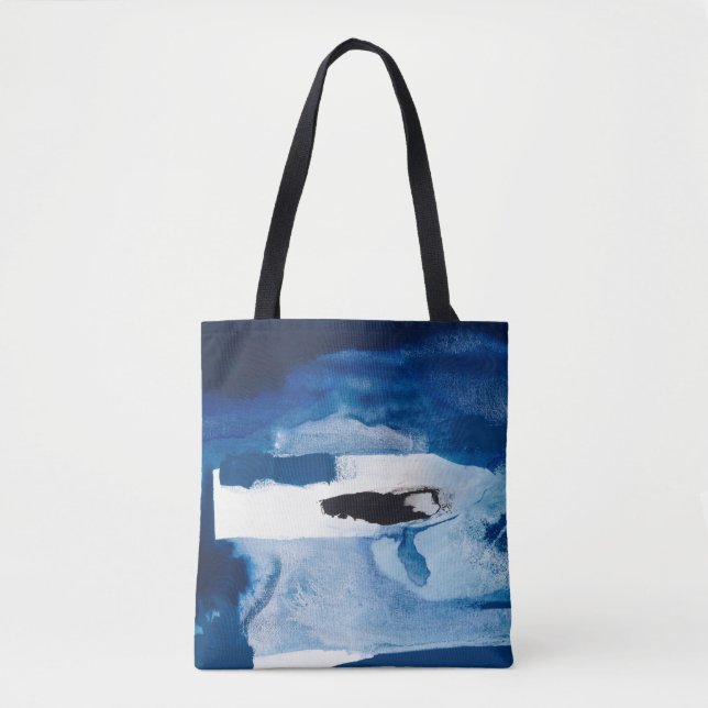 Blue Amore II Tote Bag (Front)