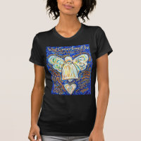 Blue & Gold Cancer Angel - Large