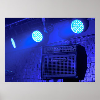 Blue Amp Poster