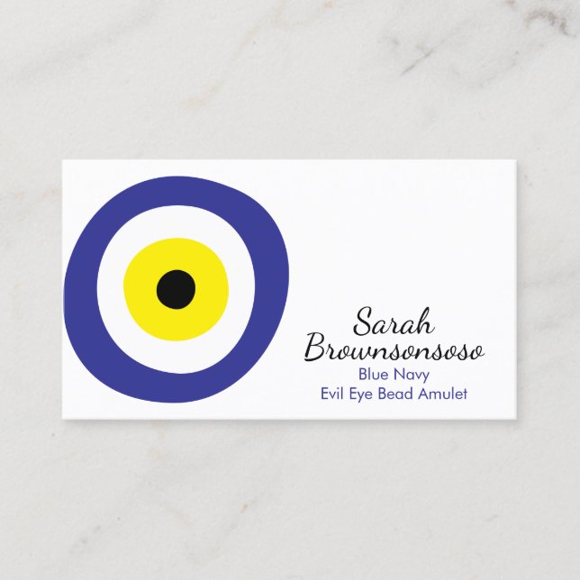 Blue Amulet Business Card (Front)