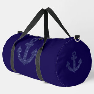 Blue Anchor Dk Blue Duffle Bag