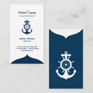 Blue Anchor Nautical business card