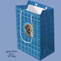 Blue and aqua Dog Lovers Pet Moms Wrapping Paper