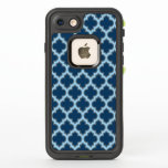 Blue and Baby Blue Trellis, Lattice, Quatrefoil<br><div class="desc">Elegant,  stylish and sophisticated Moroccan trellis pattern in navy blue,  baby blue and grey colour. Modern and trendy gift,  perfect for the latticework lover in your life.</div>