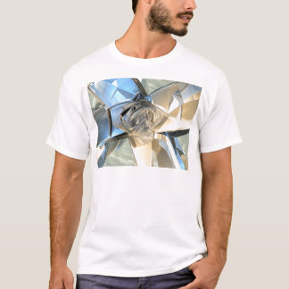 Blue And Beige Bands T-Shirt