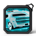 Blue and Black American Muscle Car