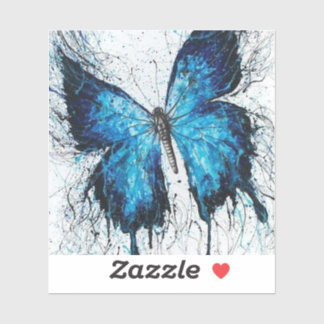 Blue and Black Butterfly