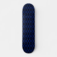 Blue and black diamond pattern