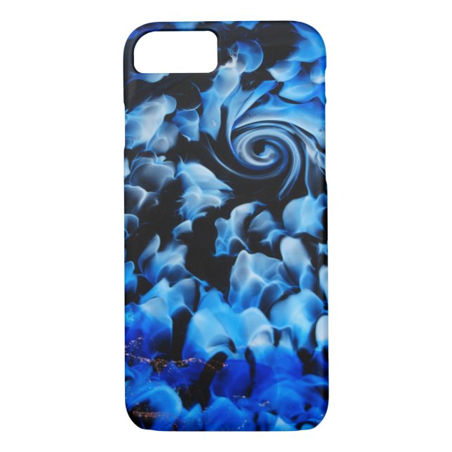 blue and black glass abstract Case-Mate iPhone case (Back)