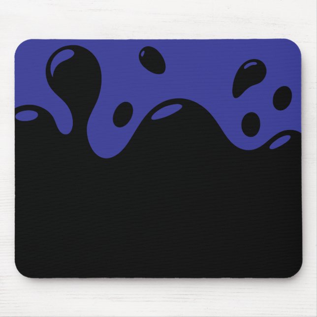 Blue and Black Mouse Pad (Front)