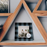 Blue And Black Plaid Best Grandpa Gift With Photo<br><div class="desc">This Blue and Black Plaid Best Grandpa Gift is a thoughtful and unique way to show your appreciation and love for your grandpa.The frame is made of a high-quality, blue and black plaid fabric that gives it a rustic and charming feel. The words "Best Grandpa" are embroidered onto the fabric...</div>