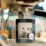 Blue And Black Plaid Best Grandpa Gift With Photo Coffee Mug<br><div class="desc">This Blue and Black Plaid Best Grandpa Gift is a thoughtful and unique way to show your appreciation and love for your grandpa.The frame is made of a high-quality, blue and black plaid fabric that gives it a rustic and charming feel. The words "Best Grandpa" are embroidered onto the fabric...</div>