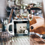 Blue And Black Plaid Best Grandpa Gift With Photo Espresso Cup<br><div class="desc">This Blue and Black Plaid Best Grandpa Gift is a thoughtful and unique way to show your appreciation and love for your grandpa.The frame is made of a high-quality, blue and black plaid fabric that gives it a rustic and charming feel. The words "Best Grandpa" are embroidered onto the fabric...</div>